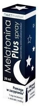 Melatonina Plus spray 20 ml AVET PHARMA