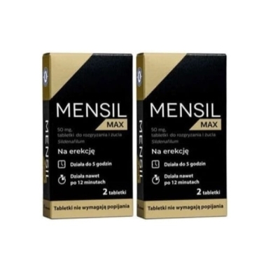 Mensil Max 50 mg 2 tabletki Zestaw: 2x2 tabletki
