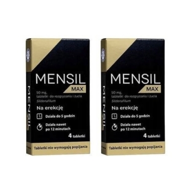 Mensil Max 50 mg 4 tabletki Wielopak x2