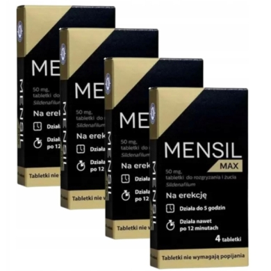 Mensil Max 50 mg 4 tabletki Wielopak x4