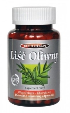 Meridian Liść Oliwny 60 kapsułek ZMIANA