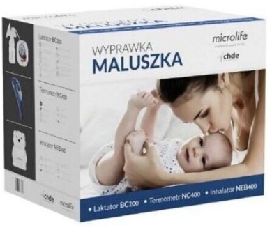 Microlife - Wyprawka Maluszka zestaw Laktator + Inhalator + Termometr