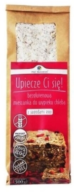 Mieszanka bezglutenowa do wypieku chleba z jagodami goji 500 g