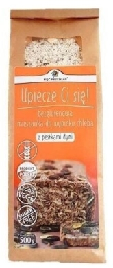 Mieszanka bezglutenowa do wypieku chleba z pestkami dyni 500 g