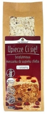 Mieszanka bezglutenowa do wypieku chleba z żurawiną 500 g
