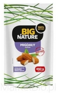 Migdały suszone 450 g 
