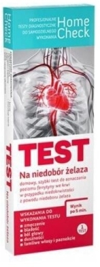 Milapharm Test Na niedobór żelaza 1 sztuka