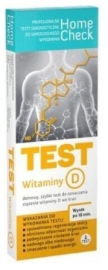 Milapharm test Witaminy D, szybki test do oznaczania stężenia witaminy D we krwi 1szt