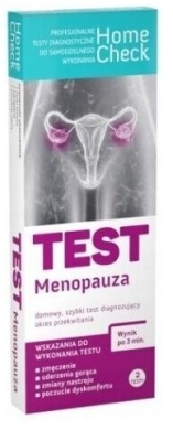 Milapharm test menopauza, szybki test diagnozujący okres przekwitania 2 sztuki