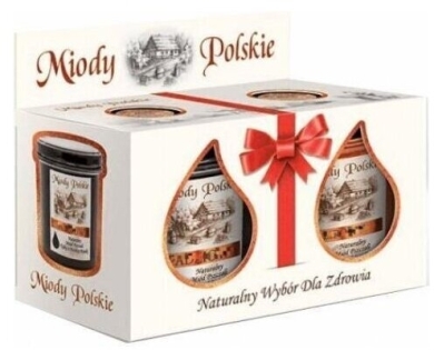 Miody Polskie Dwupak lipowy + wielokwiatowy leśny 2 x 400g