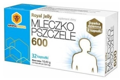 Mleczko pszczele Royal Jelly 600 x 32 kapsułki