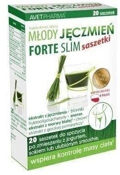Młody Jęczmień Forte Slim AVET PHARMA 20 saszetek 
