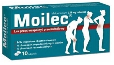 Moilec 7,5 mg 10 tabletek