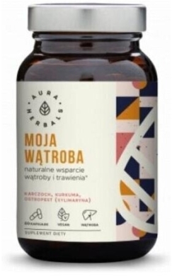 Moja Wątroba - karczoch + ostropest + kurkuma 60 sztuk