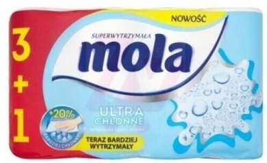 Mola Ultra Chłonne Ręczniki papierowe 4 rolki