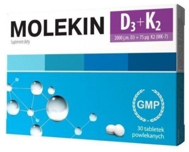 Molekin D3 + K2 30 tabletek