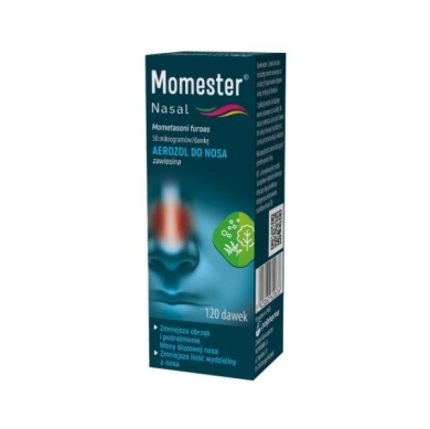 Momester Nasal aerosol do nosa 50mcg/daw. 120 dawek