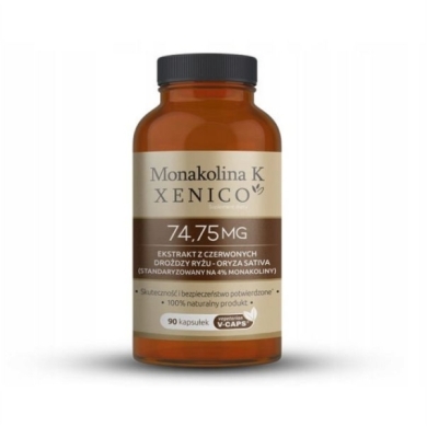 Monakolina K Xenico 90 kapsułek