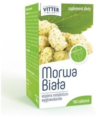 Morwa Biała VITTER BLUE 180 tabletek