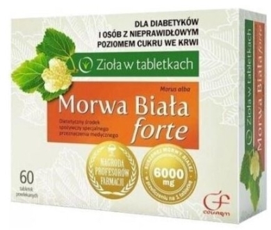 Morwa Biała forte 60 tabletek