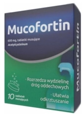 Mucofortin 10 tabletek