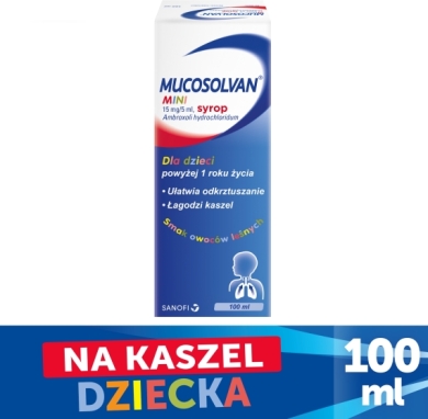 Mucosolvan mini syrop 0,015 g/5ml 100 ml