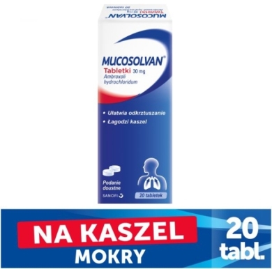 Mucosolvan tabl. 0,03 g 20 tabletek