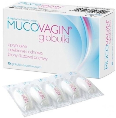 Mucovagin globulki dopochwowe 10 sztuk