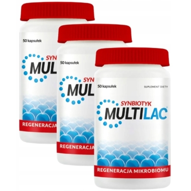 Multilac 50 kapsułek Wielopak x3