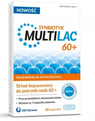 Multilac 60+ 20 kapsułek
