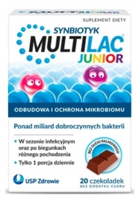 Multilac Junior czekoladka 20 sztuk