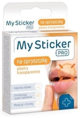 My Sticker Pro plastry transparentne opryszczka 15 sztuk