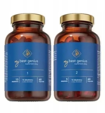 MyBestGenius 1 i 2 60 kapsułek + 60 kapsułek