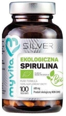 MyVita SILVER Spirulina BIO 100 kapsułek