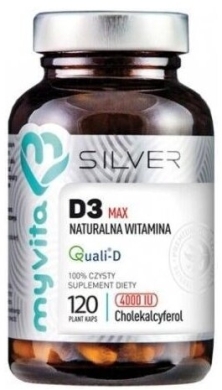 MyVita SILVER Witamina D3 MAX 120 kapsułek