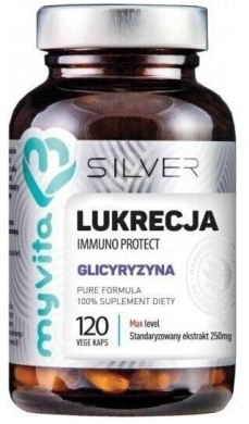 MyVita Silver Pure 100% Lukrecja 120 kapsułek
