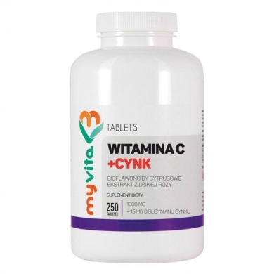 MyVita Witamina C + Cynk 250 tabletek