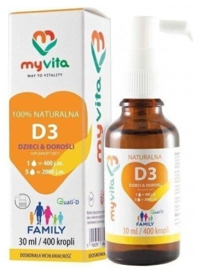 MyVita Witamina D3 Family krople 30 ml