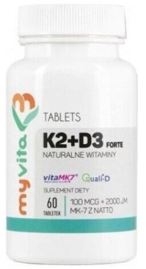 MyVita Witamina K2+D3 Forte 60 tabletek 