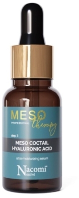 NACOMI NEXT LVL MESOTHERAPY PROFESSIONAL Ultranawilżający Koktajl z kwasem hialuronowym 15 ml