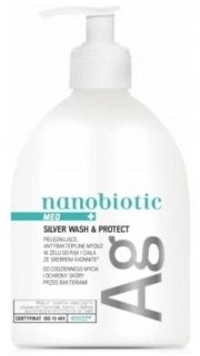 NANOBIOTIC MED SILVER WASH & PROTECT Mydło w żelu 500 ml