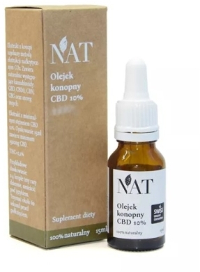 NAT Ekstrakt z Konopi 10% CBD olej 30 ml