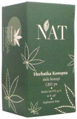 NAT Herbatka konopna 20 saszetek