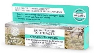 NATURA SIBERICA Minerały Kamczatki Pasta do zębów 100 g