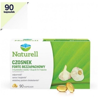 NATURELL Czosnek forte bezapachowy 90 kapsułek