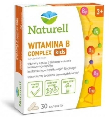 NATURELL Witamina B Complex kids 30 kapsułek