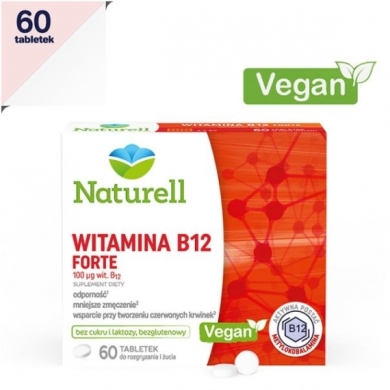 NATURELL Witamina B12 Forte 60 tabletek