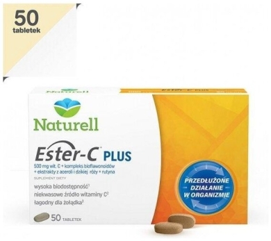 NATURELL Witamina C ESTER-C PLUS 50 tabletek