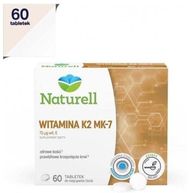 NATURELL Witamina K2 MK-7  60 tabletek