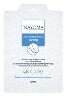 NAYOMA Złuszczająca Maska do stóp skarpeta 1 para